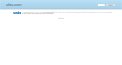 Desktop Screenshot of ofeo.com